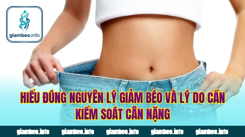 Hiểu đúng nguyên lý giảm béo và lý do cần kiểm soát cân nặng