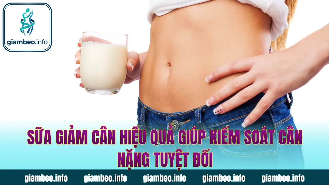 Sữa Giảm Cân Hiệu Quả Giúp Kiểm Soát Cân Nặng Tuyệt Đối